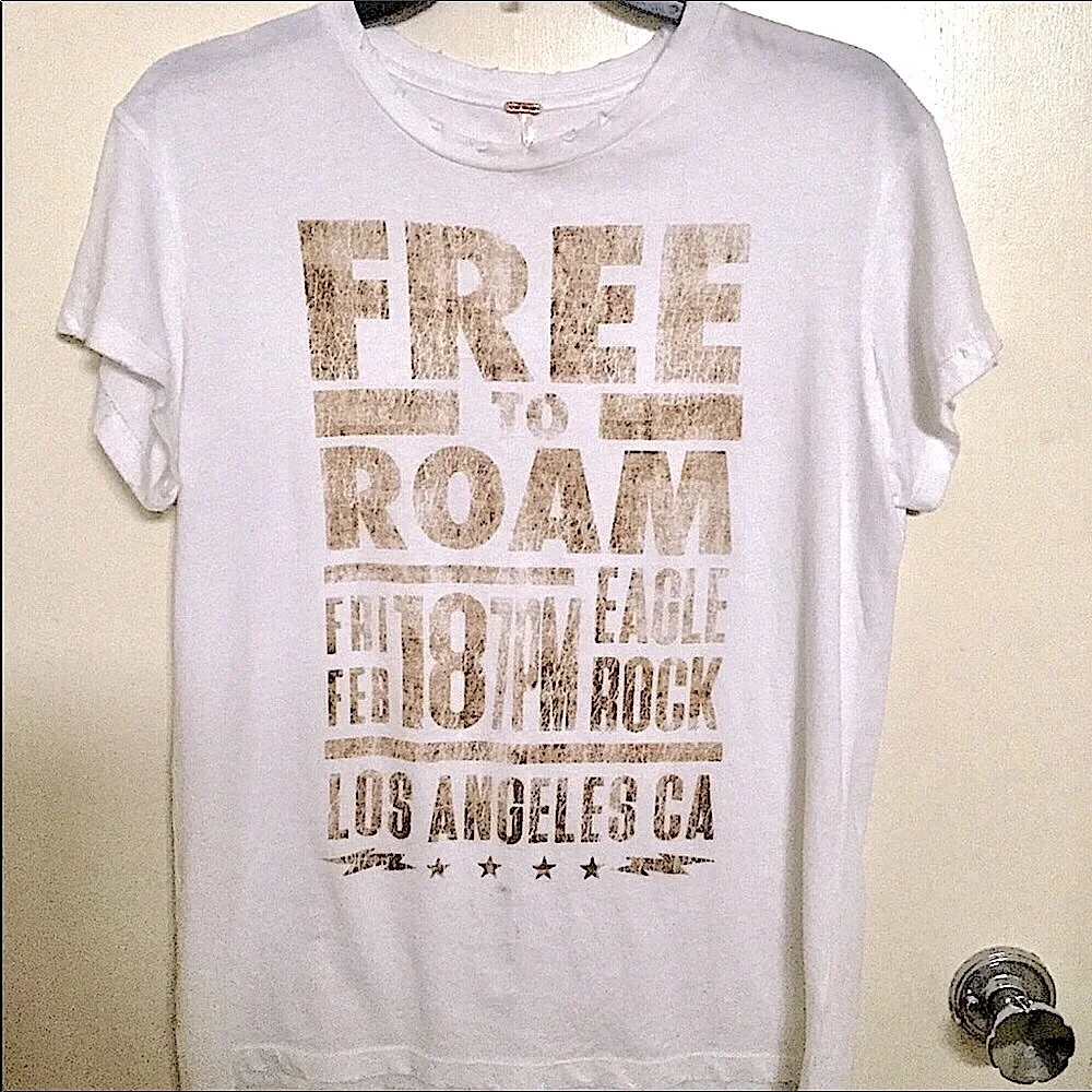 Rare Free People Graphic Tee